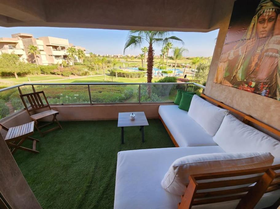 Central, Vue Piscine-golf, Et Montagne De L'atlas Appartement Marrakesh